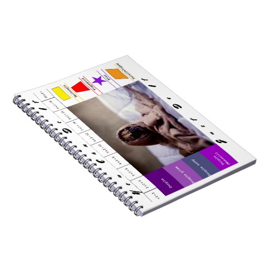 Grappige honden educatieve spel notitieboek (Rechterzijde)