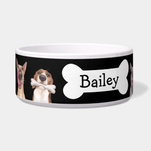 Grappige Honden Gepersonaliseerd Voerbakje