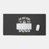 Grappige Honden Huisdier Liefhebber Vector Bureaumat (Keyboard & Muis)
