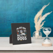 Grappige Honden Huisdier Liefhebber Vector Fotoplaat (Insitu)