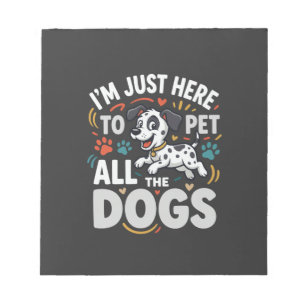 Grappige Honden Huisdier Liefhebber Vector Notitieblok