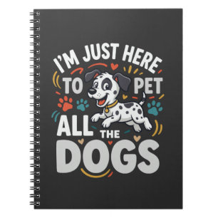 Grappige Honden Huisdier Liefhebber Vector Notitieboek