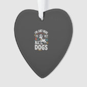 Grappige Honden Huisdier Liefhebber Vector Ornament (voorkant)