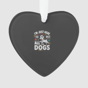 Grappige Honden Huisdier Liefhebber Vector Ornament