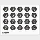 Grappige Honden Huisdier Liefhebber Vector Ronde Sticker (Vel)