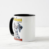 Grappige Honden Humor Cadeaubeker Mok (Voorkant links)