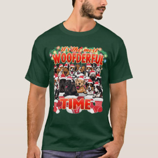 Grappige honden kerst huisdier hondenliefhebber vr t-shirt