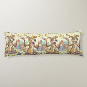 Grappige honden kunst body kussen – Whimsical woon (Achterkant)