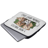 Grappige Honden Laptophoes Laptop Sleeve (Voorkant onderkant)