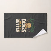 Grappige Honden Maken Het Beter Handdoek (Handdoek)