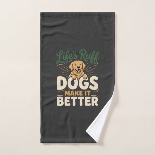 Grappige Honden Maken Het Beter Handdoek (Handdoek)