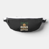 Grappige Honden Maken Het Beter Heuptasje (Liggend)