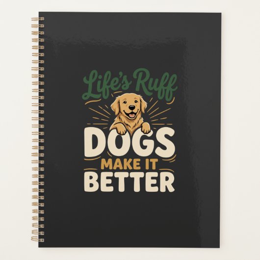 Grappige Honden Maken Het Beter Planner (Voorkant)