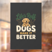 Grappige Honden Maken Het Beter Raamsticker (Vel 2)
