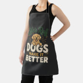 Grappige Honden Maken Het Beter Schort (Insitu)