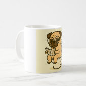 Grappige honden mok (Voorkant links)