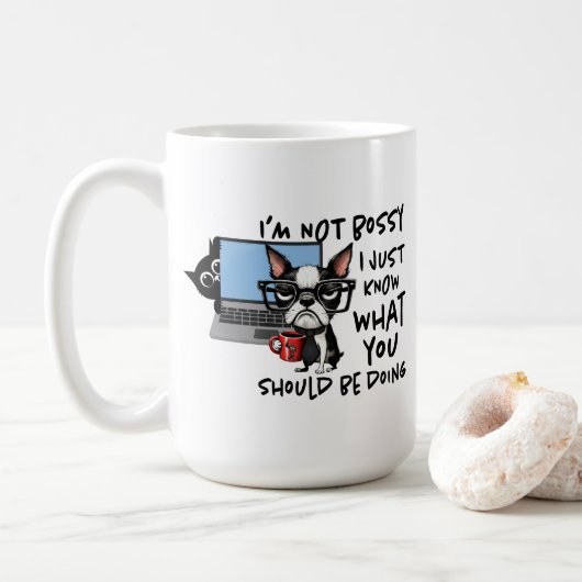 Grappige Honden Mok (Met donut)