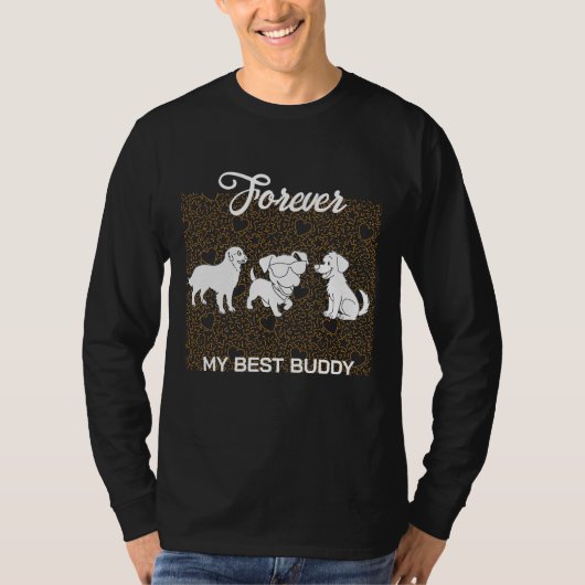 grappige honden t-shirt (Voorkant)