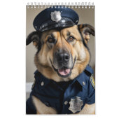 Grappige honden verkleed als politie kalender (Hoes)