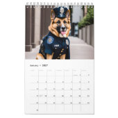 Grappige honden verkleed als politie kalender (Jan 2027)