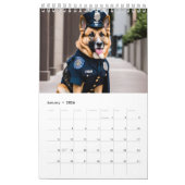 Grappige honden verkleed als politie kalender (Jan 2026)