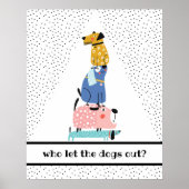 Grappige honden voor kinderen poster (Voorkant)