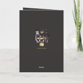 Grappige Honden Vuur Hazard Verjaardag Kaart (Achterkant)