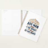 Grappige hondenbezitter citaat vintage vector ontw planner (Display)