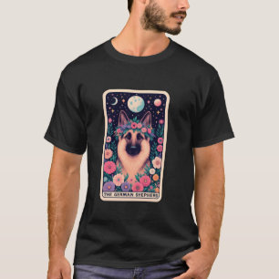 Grappige Hondenbezitter Tarotkaart De Duitse Herde T-shirt