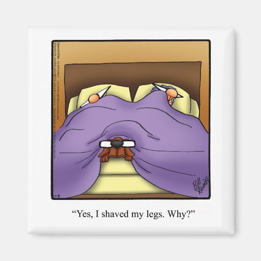 Grappige hondeneigenaar Humor magneet (Voorkant)