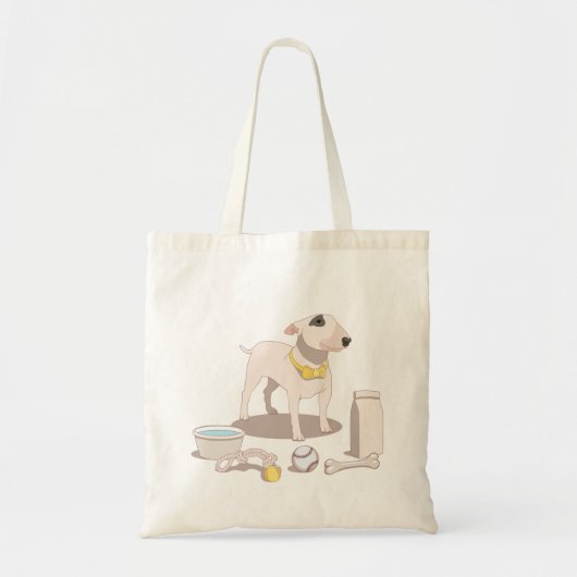 Grappige hondenliefhebber boodschappentas tote bag (Voorkant)