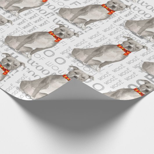 Grappige hondenliefhebber Staffordshire Terrier Ke Cadeaupapier (Hoek)