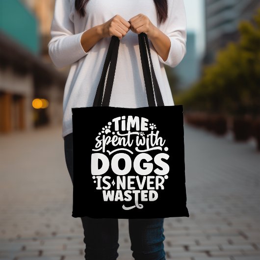 Grappige hondenliefhebber Tote, inspirerende honde Tote Bag