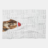 Grappige Hondenliefhebber Vakantie Basset Hound Ke Theedoek (Horizontaal)