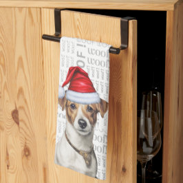 Grappige hondenliefhebber vakantie Jack Russell Ke Theedoek