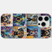 Grappige hondenliefhebbers Dierenportret Schattige Case-Mate iPhone Case (Achterkant (horizontaal))
