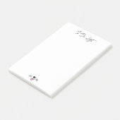 Grappige hondenmoeder huisdierliefhebber cute dier post-it® notes (Schuin)