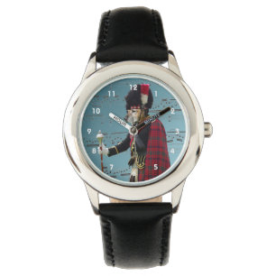 Grappige hondenpijp major horloge