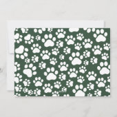 Grappige hondenplaatjes Persoonlijke kerstfoto Feestdagenkaart (Achterkant)