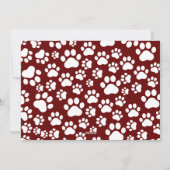 Grappige hondenplaatjes Persoonlijke kerstfoto Feestdagenkaart (Achterkant)