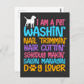 Grappige Hondenverzorger Citaat Huisdier Grappige Briefkaart (Voorkant / Achterkant)