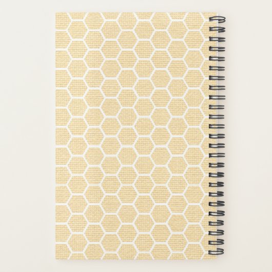 Grappige Honeycomb Busy Bee 2026 Planner (Achterkant)