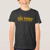 Grappige honingbijliefhebber | Bij Imker Geel Tri-Blend Shirt (Voorkant)