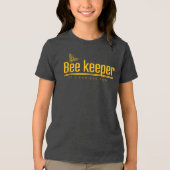 Grappige honingbijliefhebber | Bij Imker Geel Tri-Blend Shirt (Voorkant)