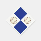 Grappige honkbal foto sjabloon servet (Hoek)