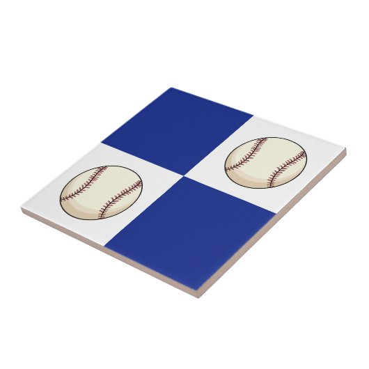 Grappige honkbal foto sjabloon tegeltje (Zijkant)