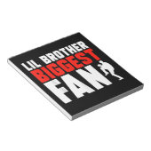 Grappige honkbal pitcher broeder notitieblok (Schuin)