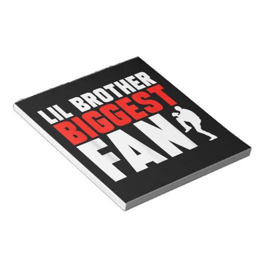 Grappige honkbal pitcher broeder notitieblok (Schuin)