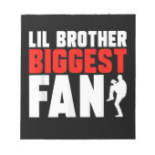 Grappige honkbal pitcher broeder notitieblok (Voorkant)