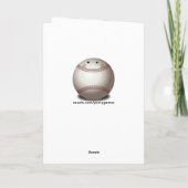 grappige honkbal-valentijn feestdagen kaart (Achterkant)